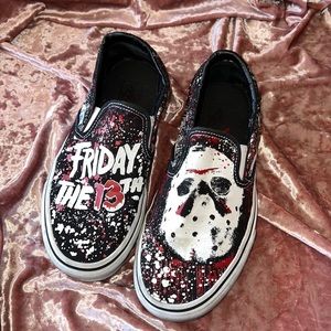 Limited Friday the 13th Slip on Vans